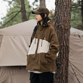 Unisex Jacket Men's Assault Jacket Loose Casual Hooded Coat Multicolor Jacket